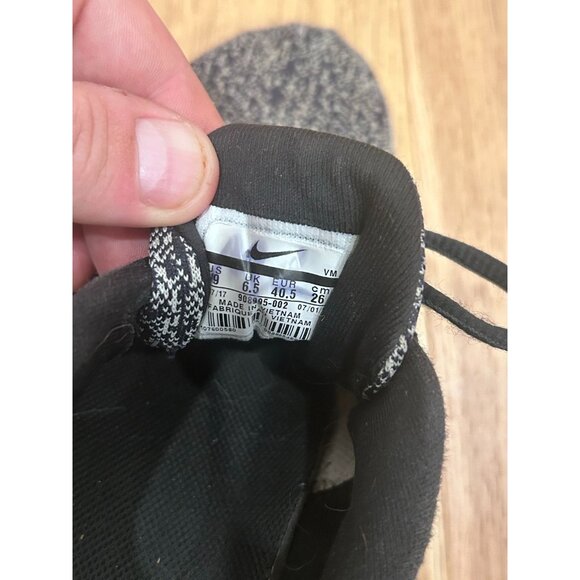 Nike Flex Contact Oreo W Shoes Men's Size 9 Lace up Low Top Black/White - Picture 6 of 10